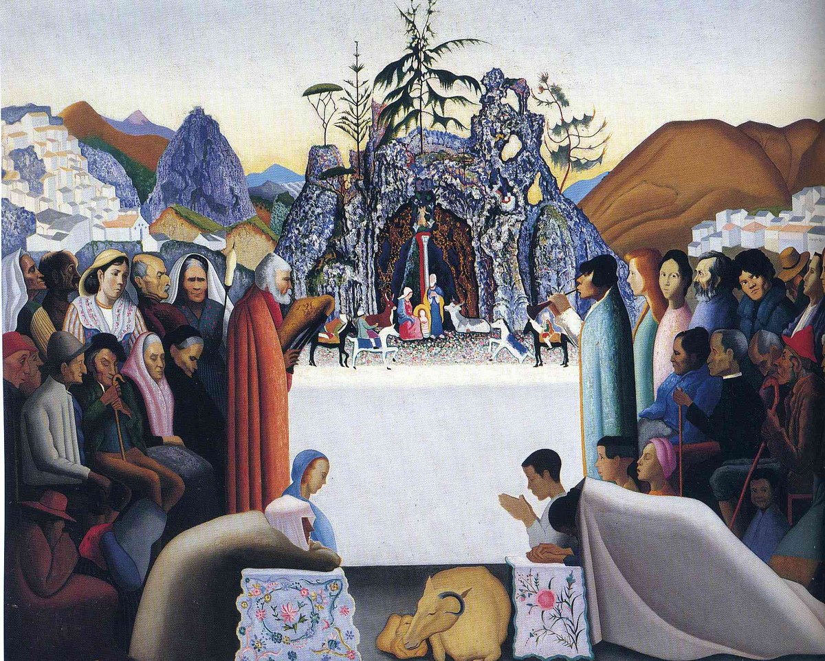 Men, women and crianзas around the world united around Jesus by Joseph Stella