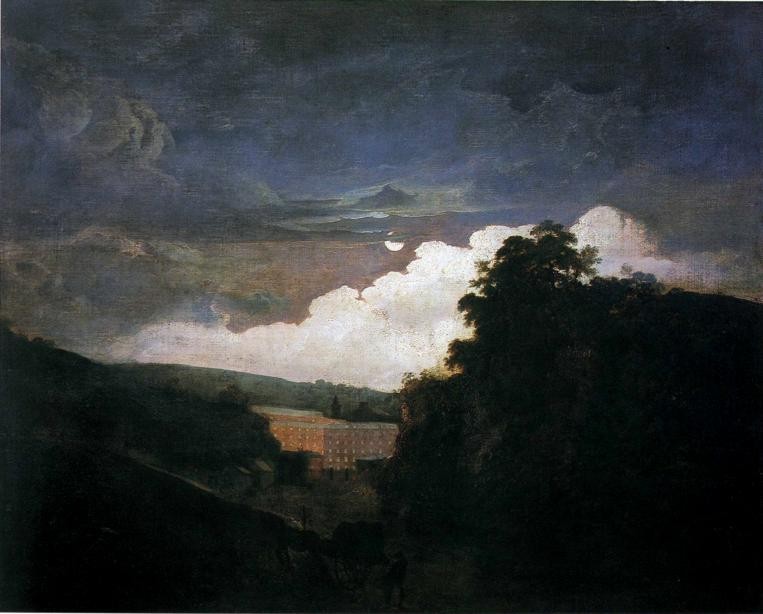 Arkwright's Cotton Mills by Night by Joseph Wright