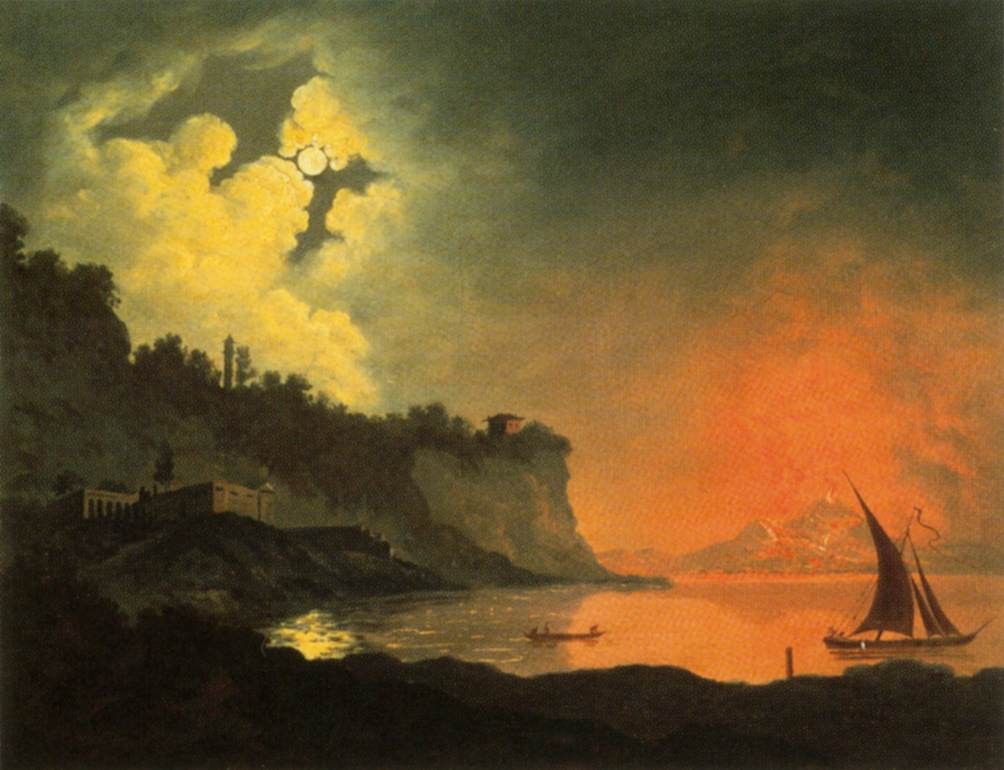 Vesuvius from Posillipo by Joseph Wright
