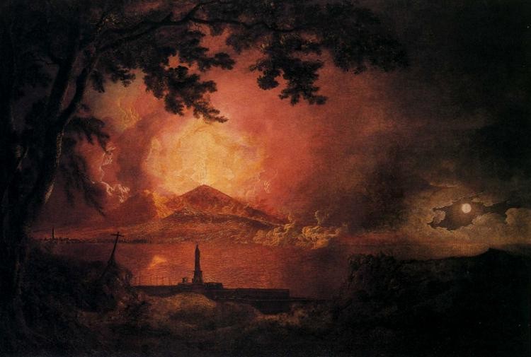 Vesuvius in Eruption by Joseph Wright