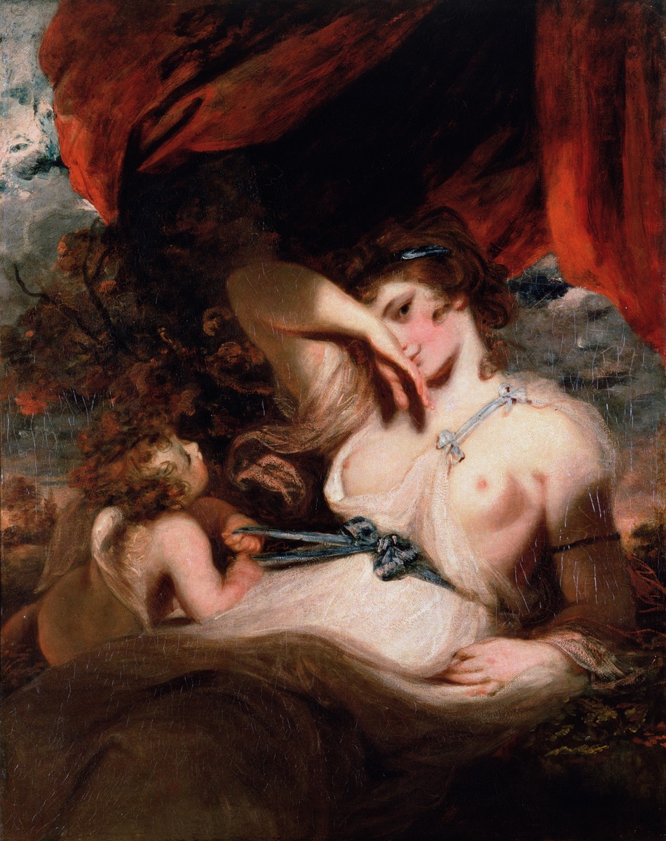 Cupid Unfastening the Girdle of Venus by Joshua Reynolds