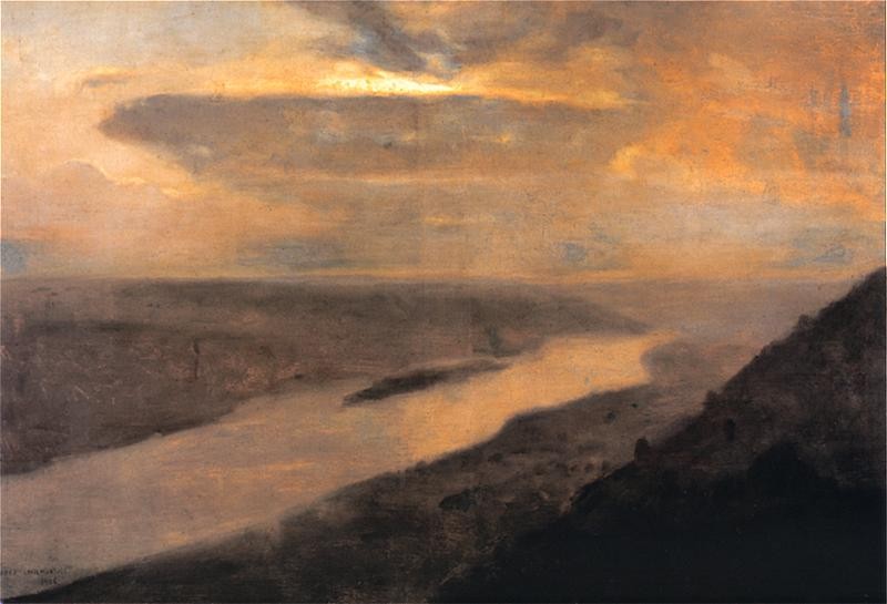 Dniester at Night by Józef Chełmoński