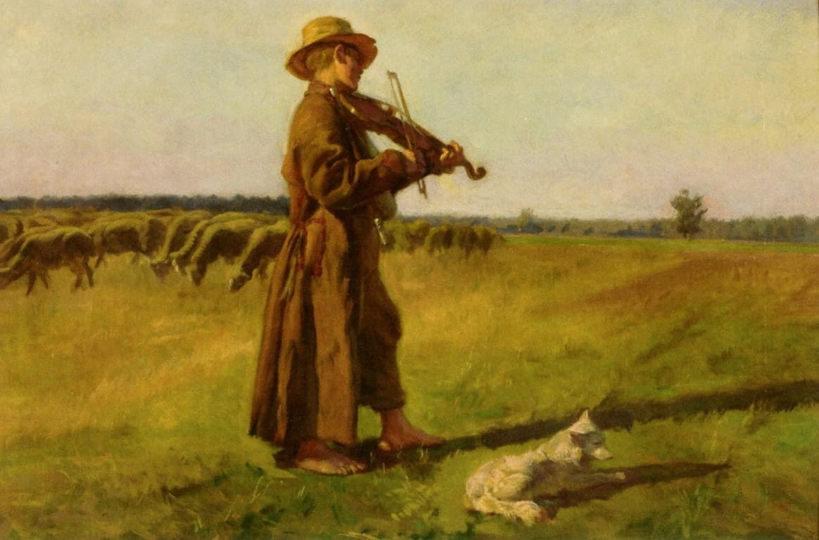 Shepherd by Józef Chełmoński