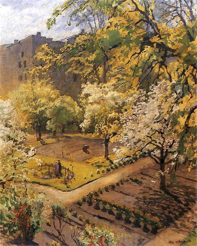 Garden by Józef Mehoffer