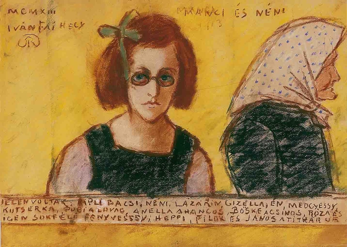 Aunt Manci by Jozsef Rippl-Ronai