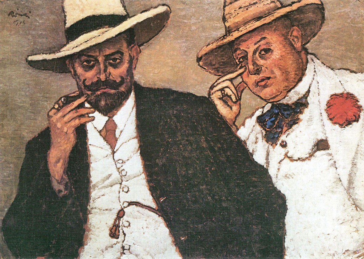 Lajos und Odon by Jozsef Rippl-Ronai