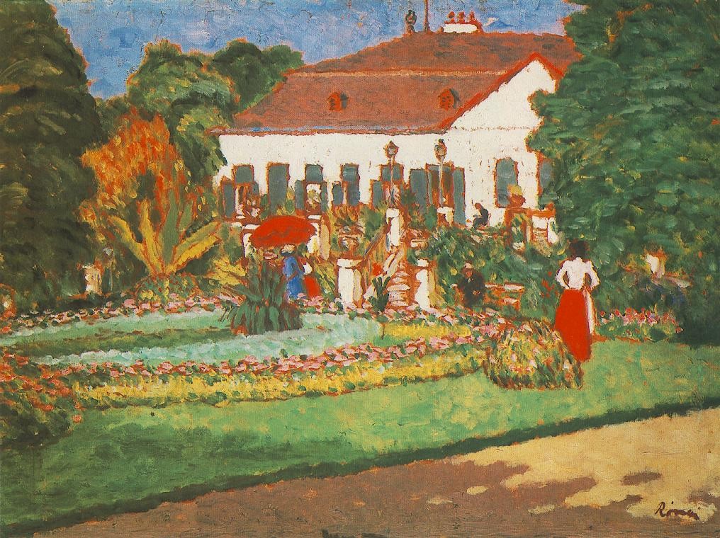 Manor-House at Körtvélyes by Jozsef Rippl-Ronai