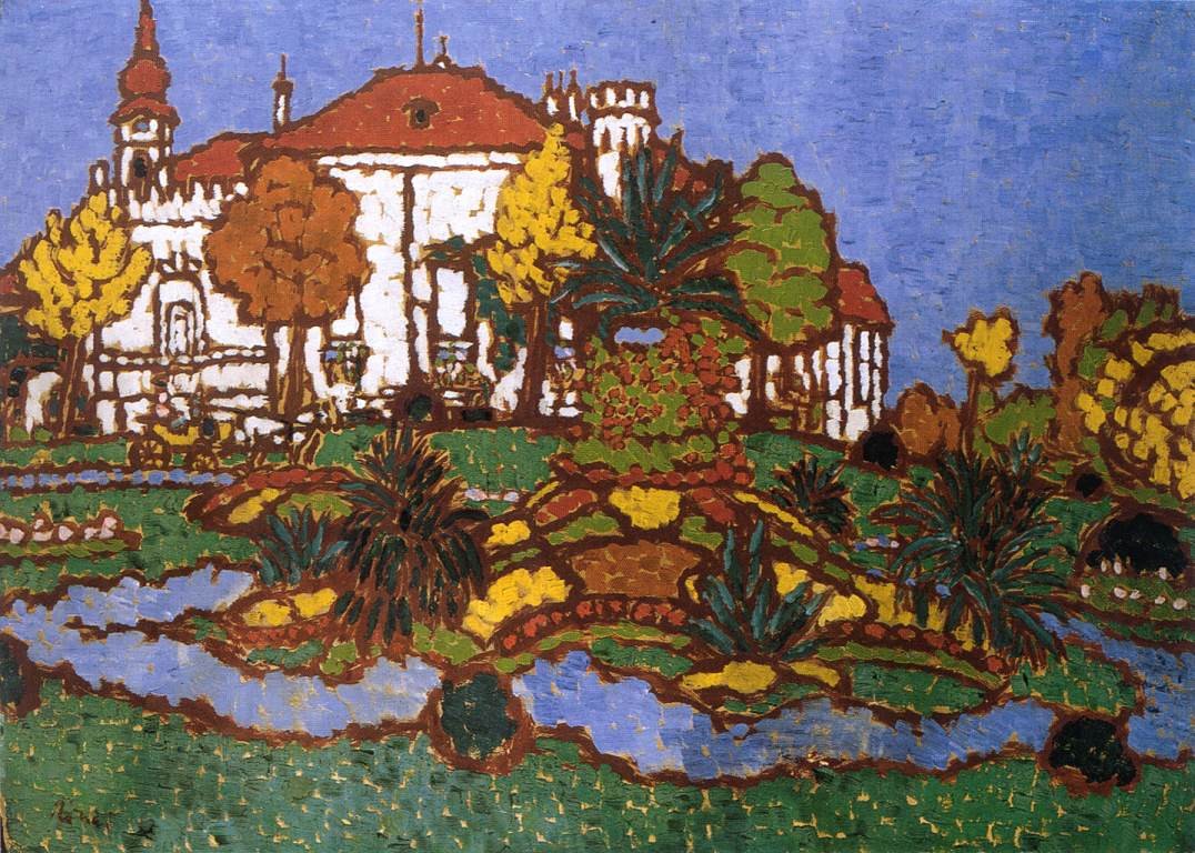 Mansion at Geszt by Jozsef Rippl-Ronai