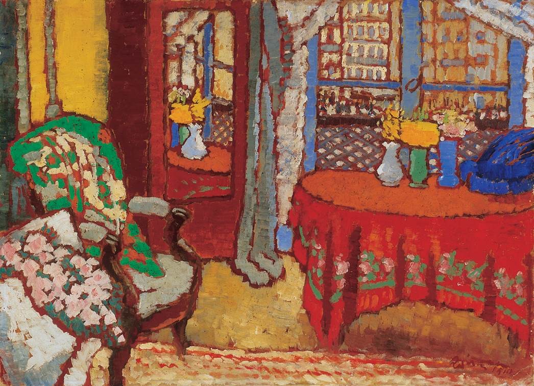 Parisian Interior by Jozsef Rippl-Ronai