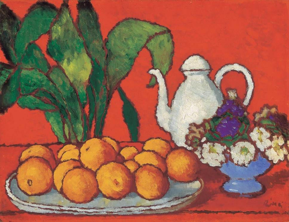 Still Life with Oranges by Jozsef Rippl-Ronai