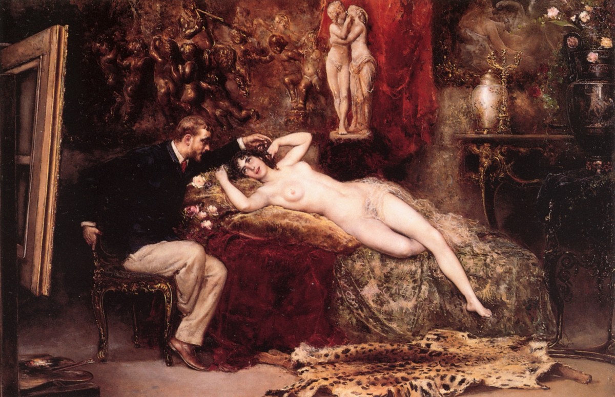 In the Artist's Atelier by Juan Pablo Salinas