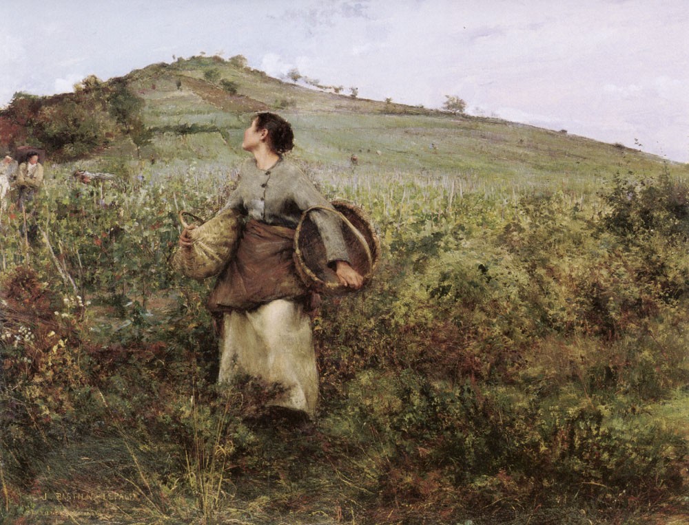 At Harvest Time by Jules Bastien-Lepage