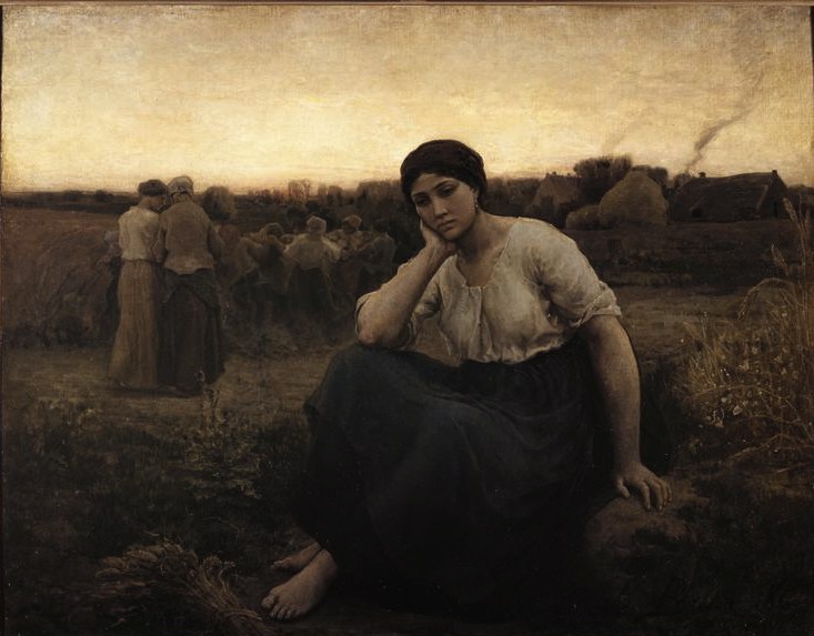 Evening by Jules Breton