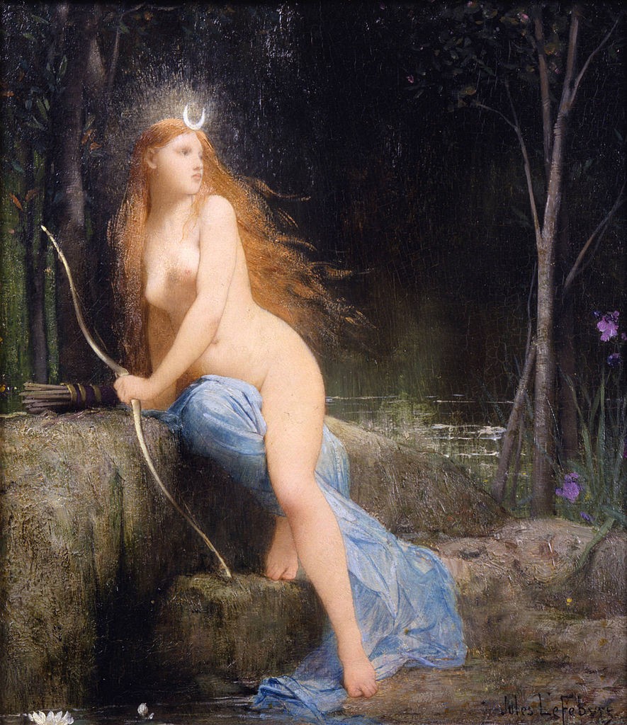 Diana by Jules Joseph Lefebvre