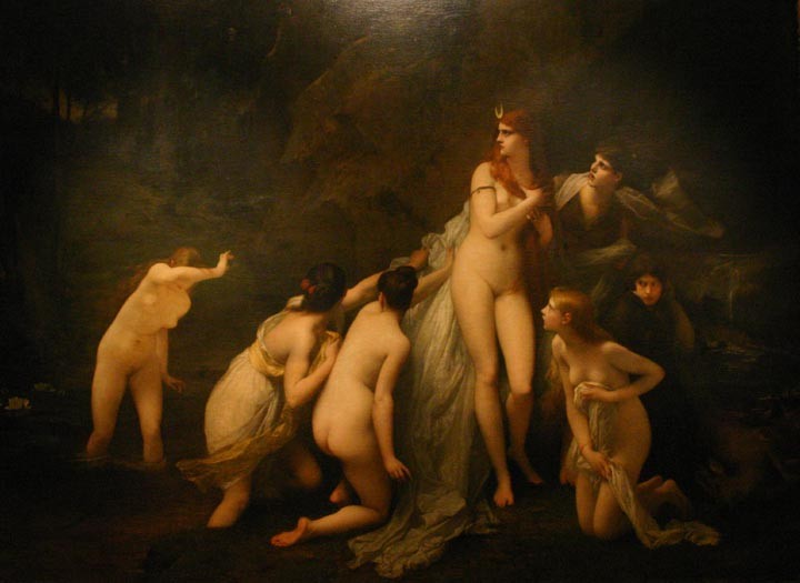 Diana Surprised by Jules Joseph Lefebvre