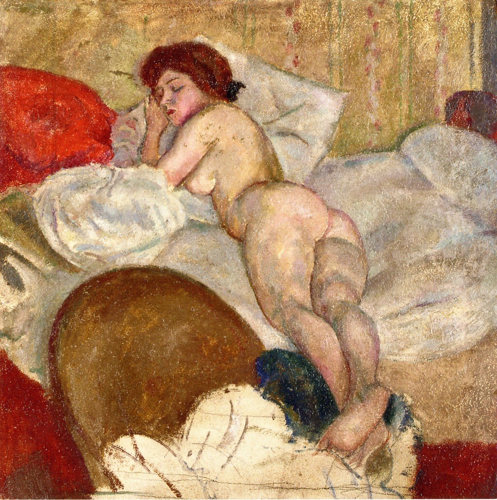 In the Hotel Room by Jules Pascin