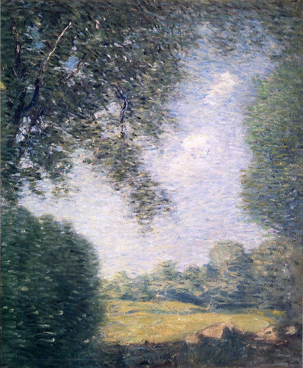 Overhanging Trees by Julian Alden Weir