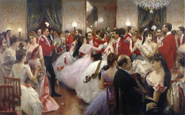 A Hunt Ball by Julius LeBlanc Stewart