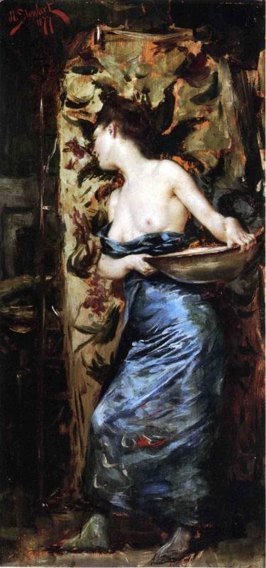 Half Naked Woman by Julius LeBlanc Stewart