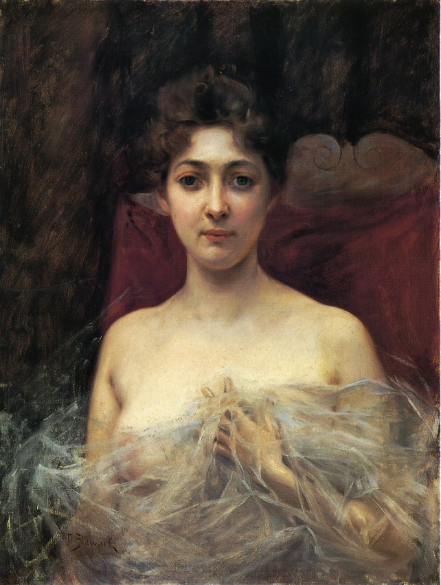 In the Boudoir by Julius LeBlanc Stewart