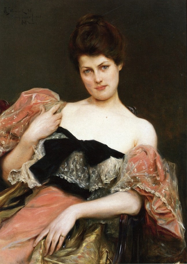 Portrait of a Lady by Julius LeBlanc Stewart
