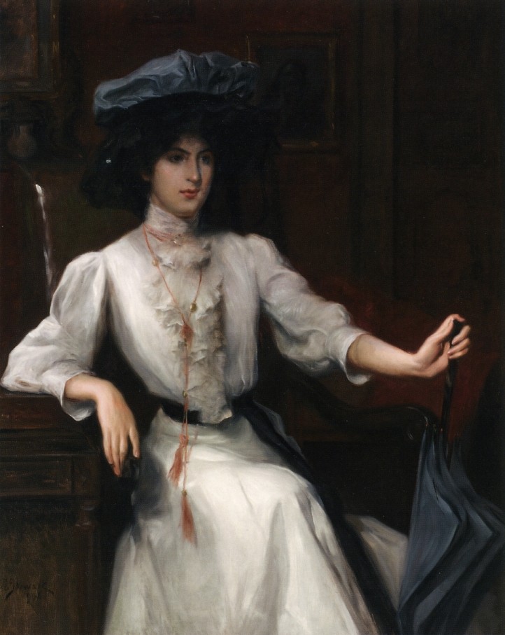 Portrait of a Woman by Julius LeBlanc Stewart