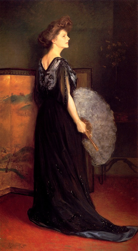 Portrait of Mrs Francis Stanton Blake by Julius LeBlanc Stewart