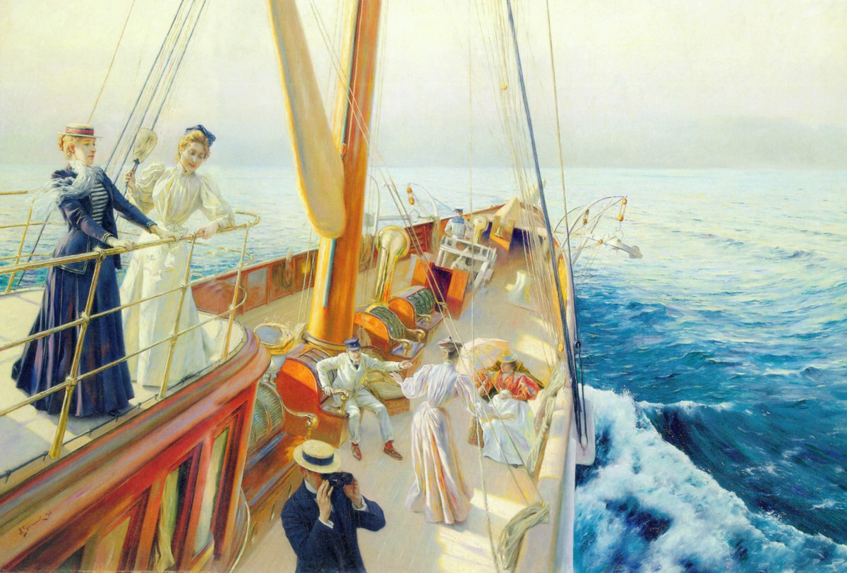 Yachting in the Mediterranean by Julius LeBlanc Stewart