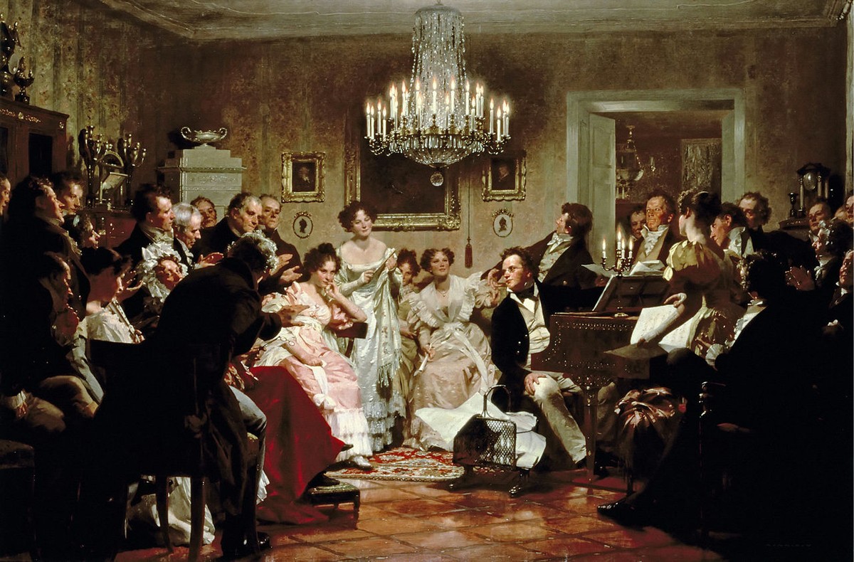 Schubertiade by Julius Schmid
