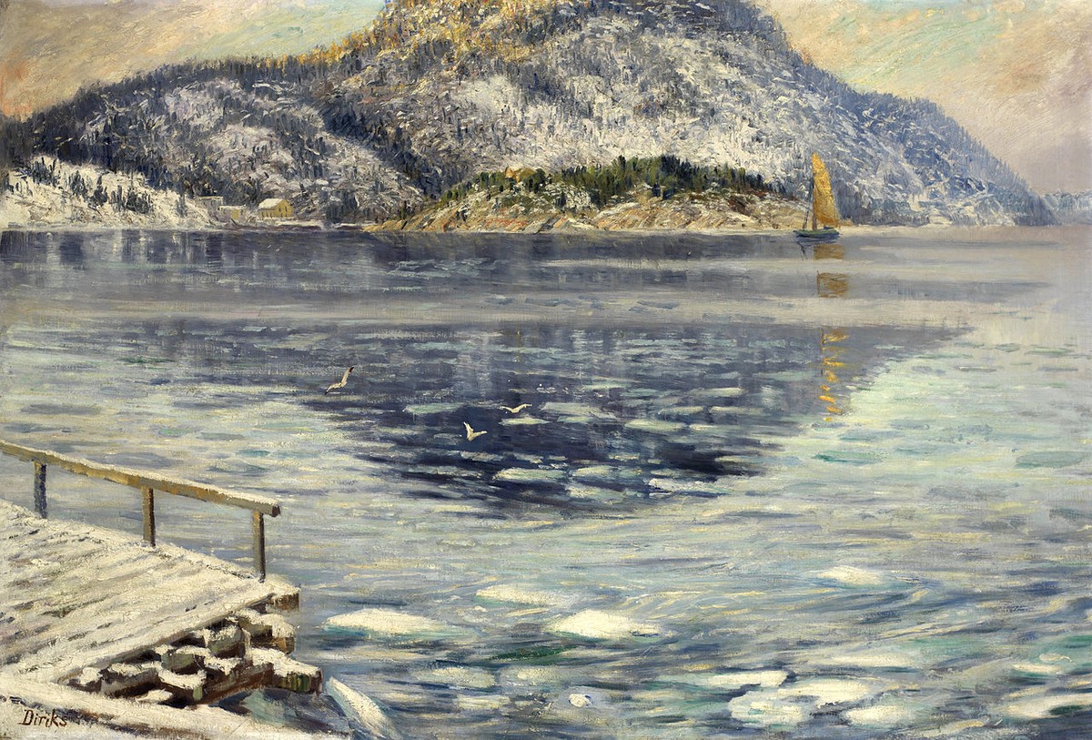 Isløsning by Karl Edvard Diriks