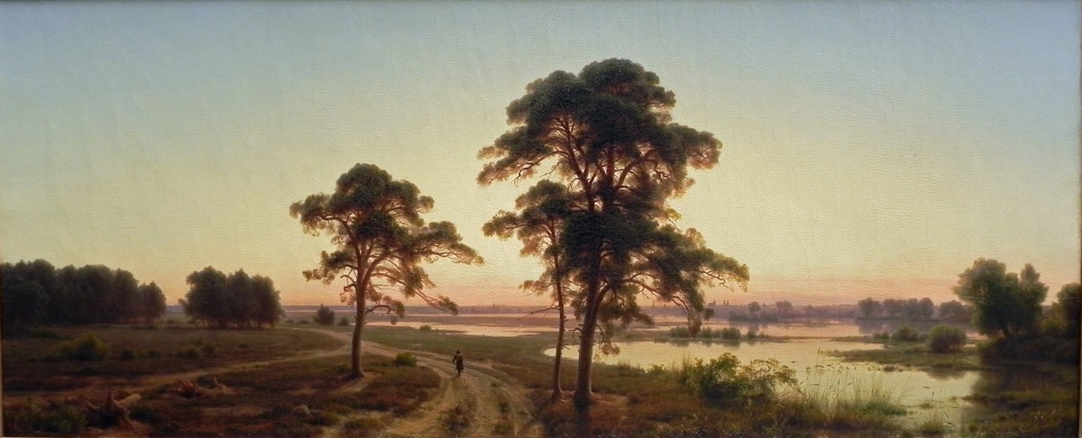 Silesian landscape by Karl Lessing