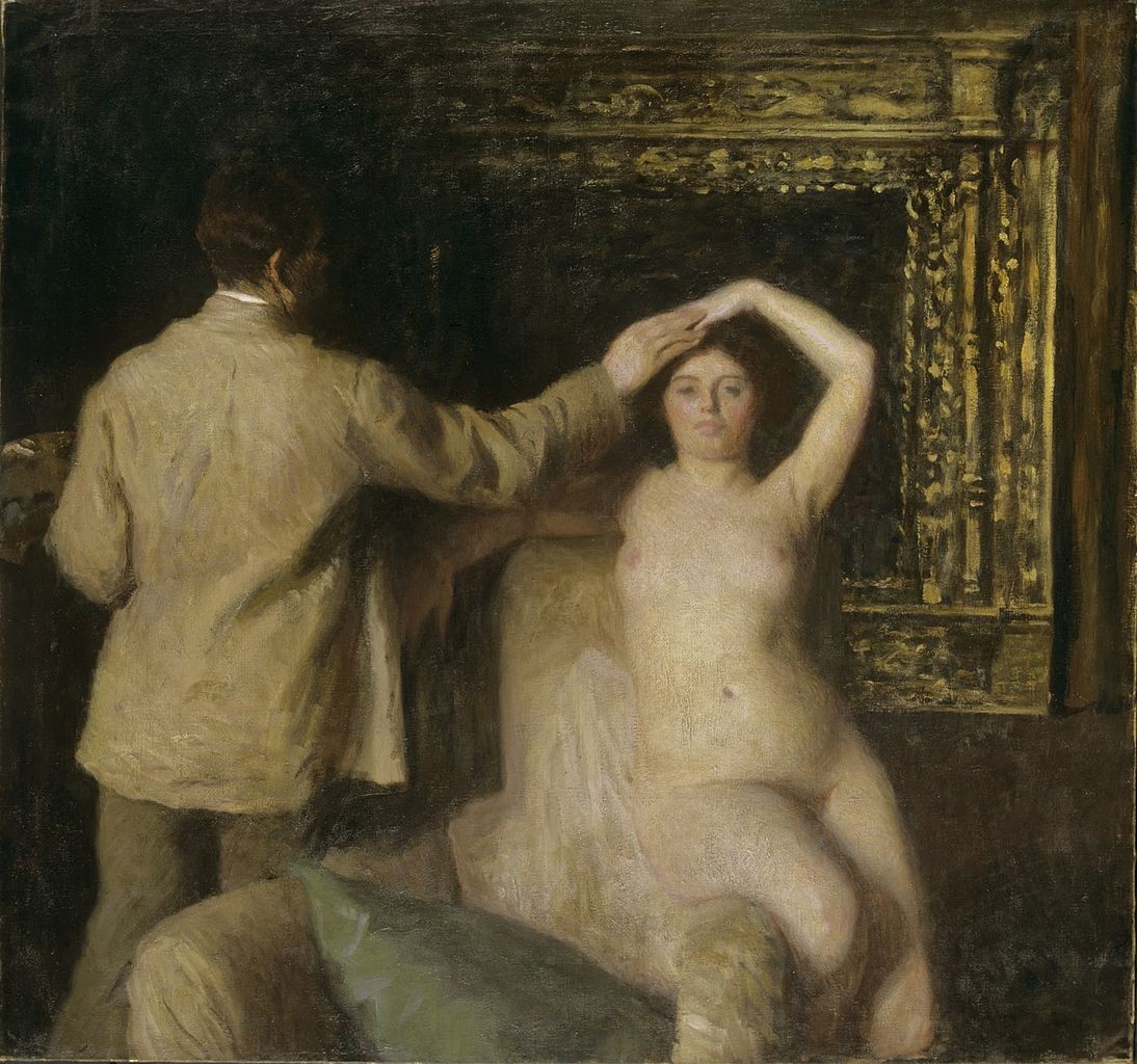 Painter and Model by Karoly Ferenczy