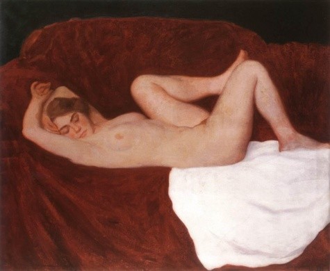 Sleeping Woman by Karoly Ferenczy