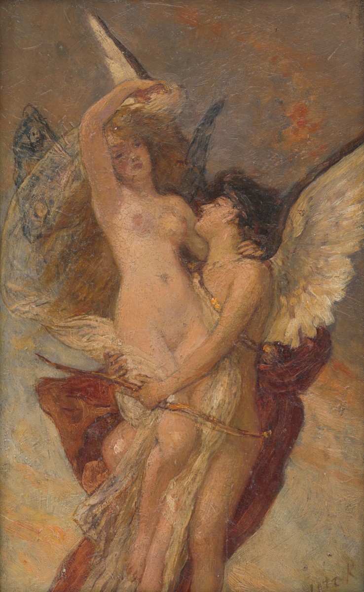 Amor a Psyché by Károly Lotz