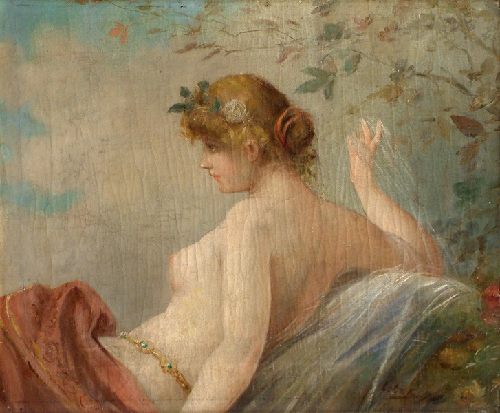 Nude for Cornelia by Károly Lotz