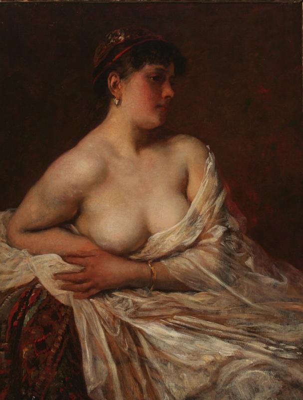 Sappho (Contemplation) by Károly Lotz