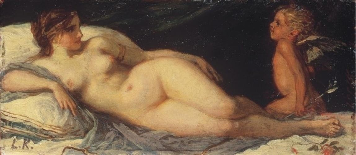 Venus and Amor by Károly Lotz