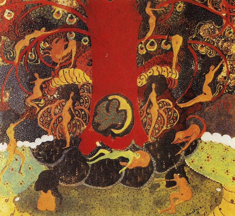 Oak and dryads by Kazimir Malevich