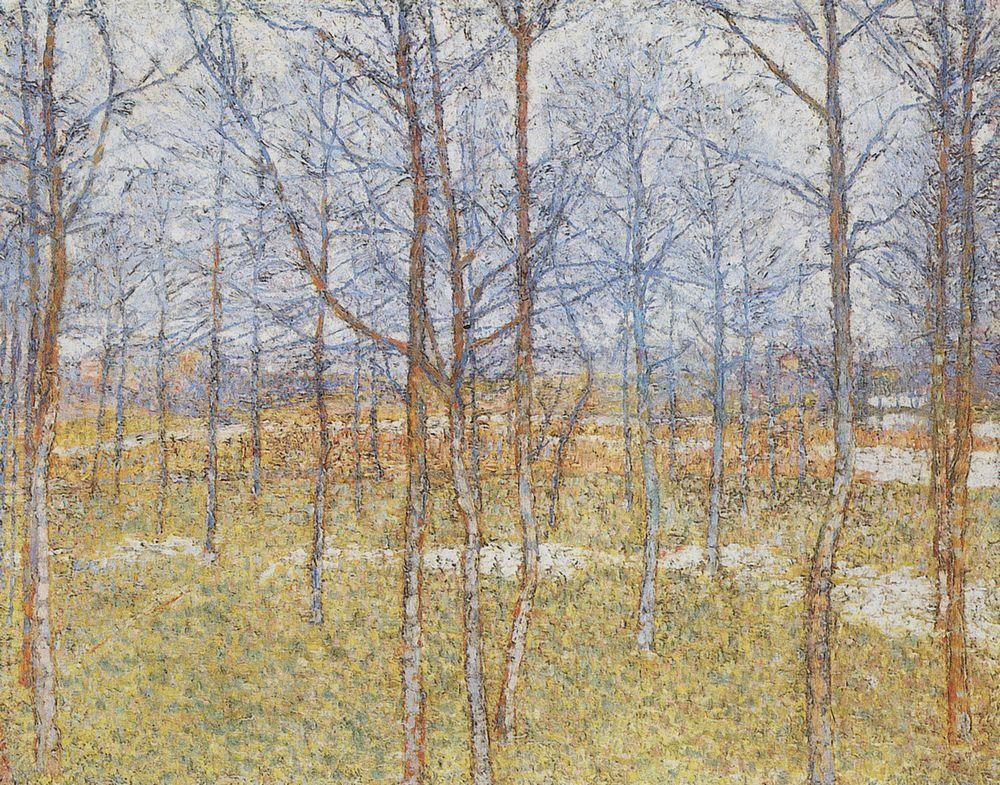 Spring landscape by Kazimir Malevich