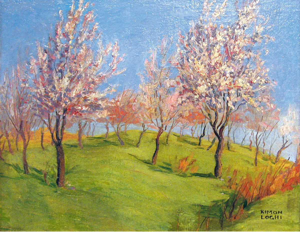 Blooming Apple Trees by Kimon Loghi