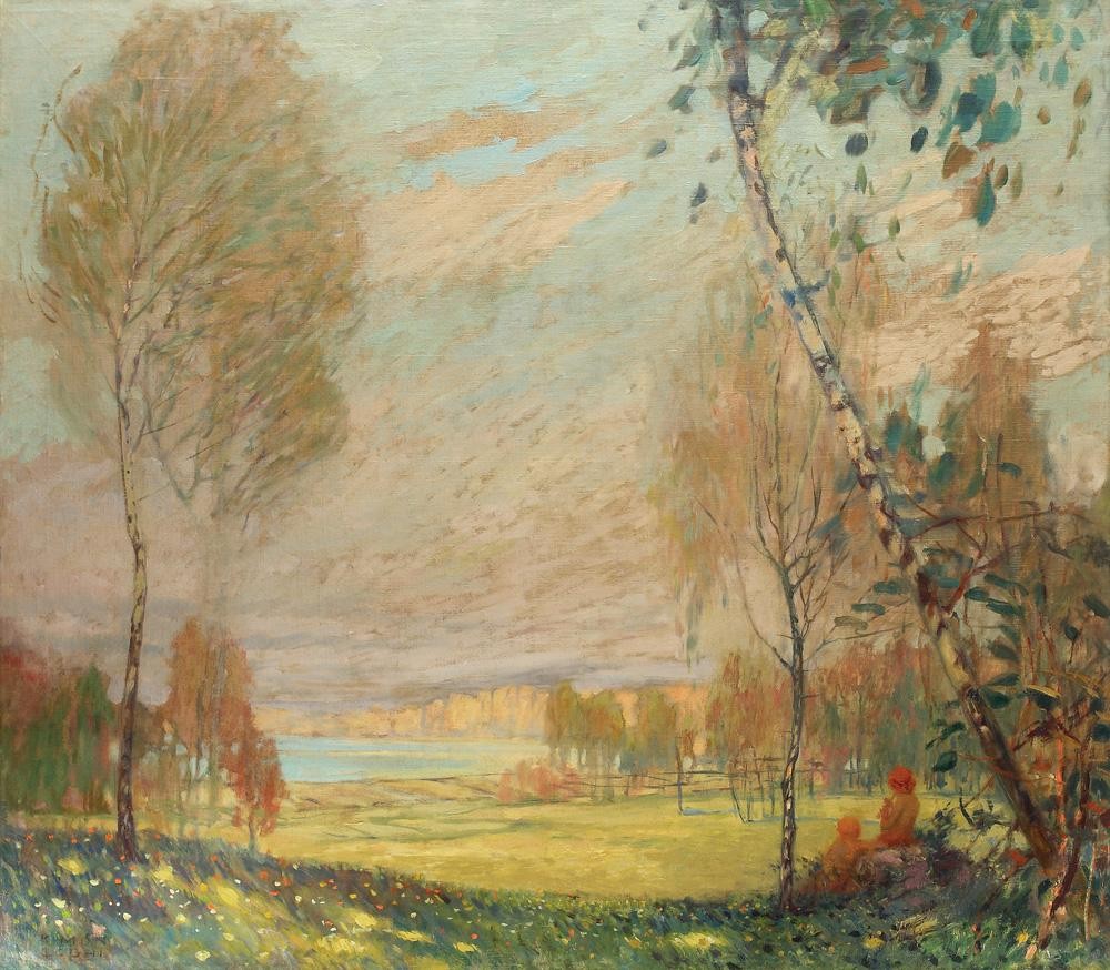Scenă mitologică by Kimon Loghi