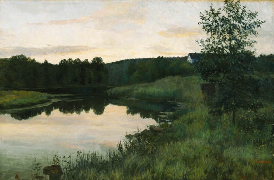 Sommernatt I Sandviken by Kitty Lange Kielland