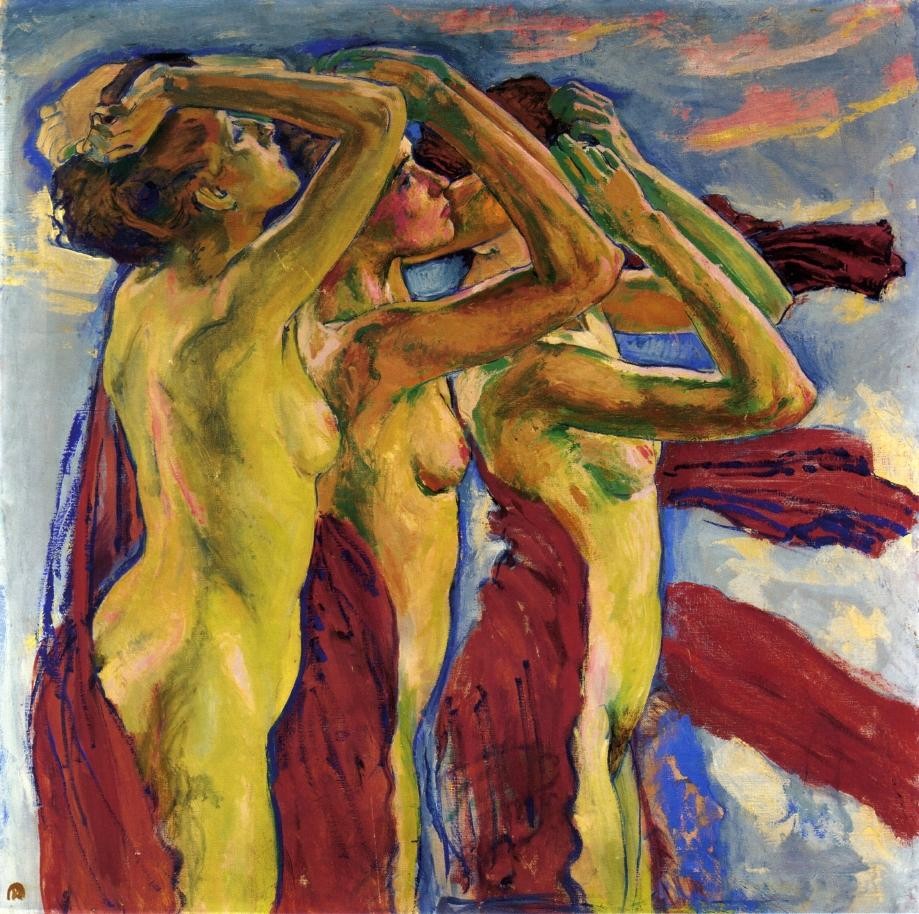 The Three Graces by Koloman Moser