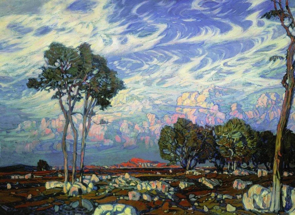 Last Rays by Konstantin Bogaevsky