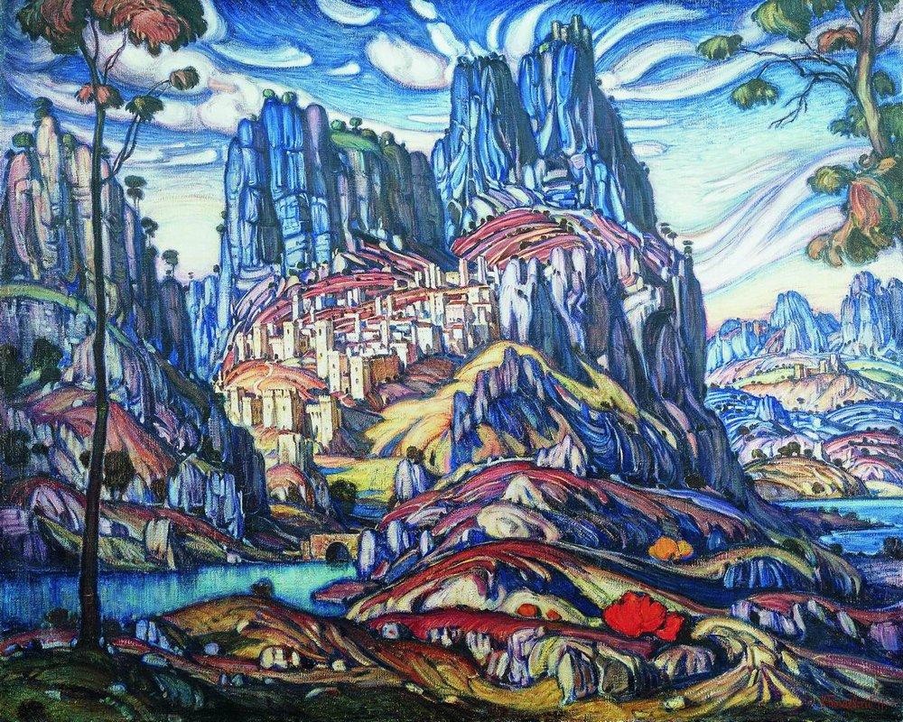 Mount St. George by Konstantin Bogaevsky