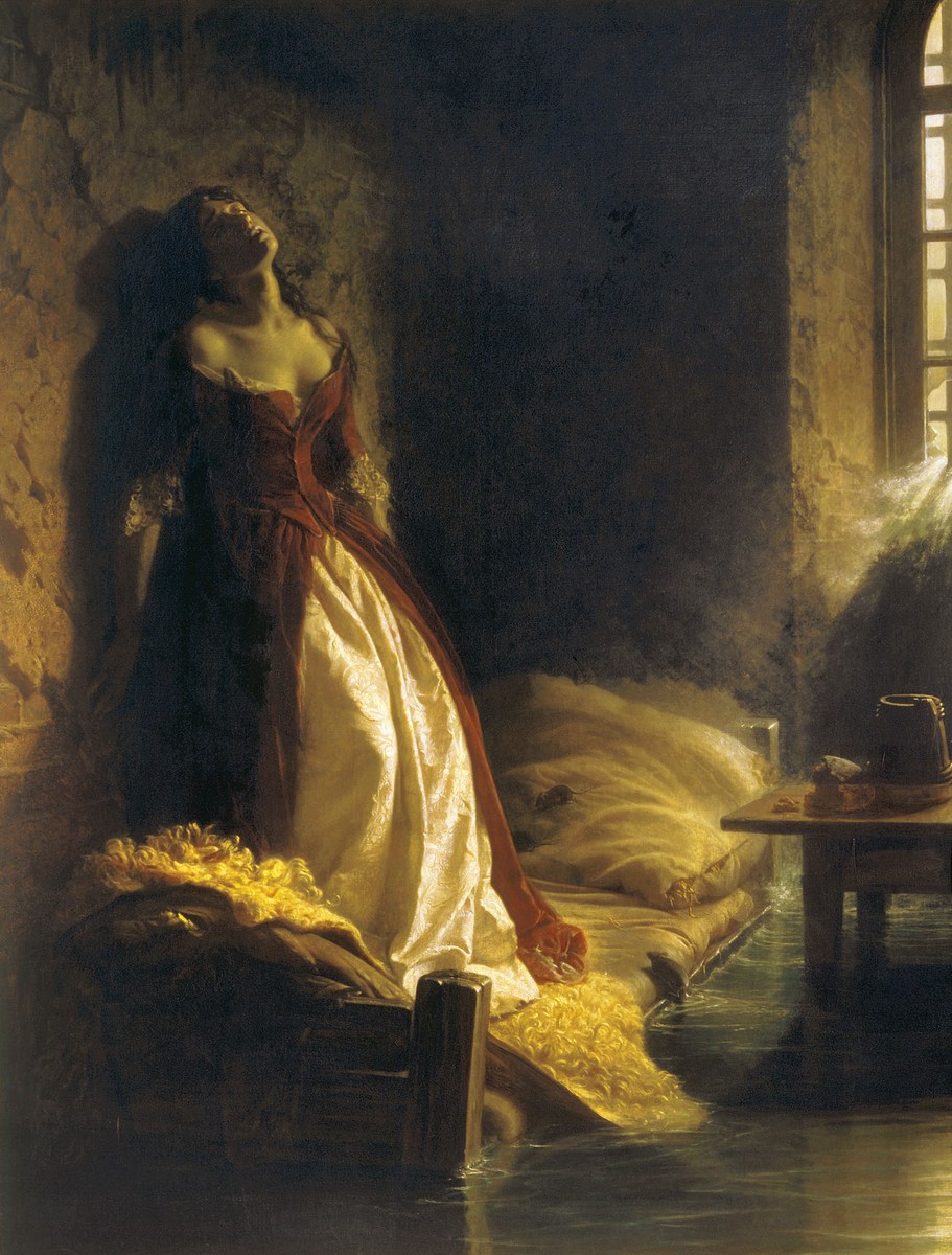 Princess Tarakanova, in the Peter and Paul Fortress at the Time of the Flood by Konstantin Flavitsky