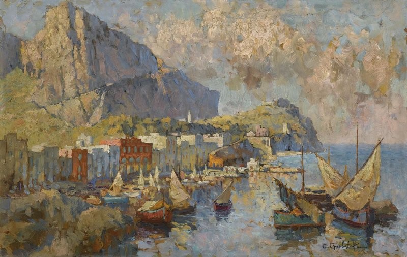 A View of Capri by Konstantin Gorbatov