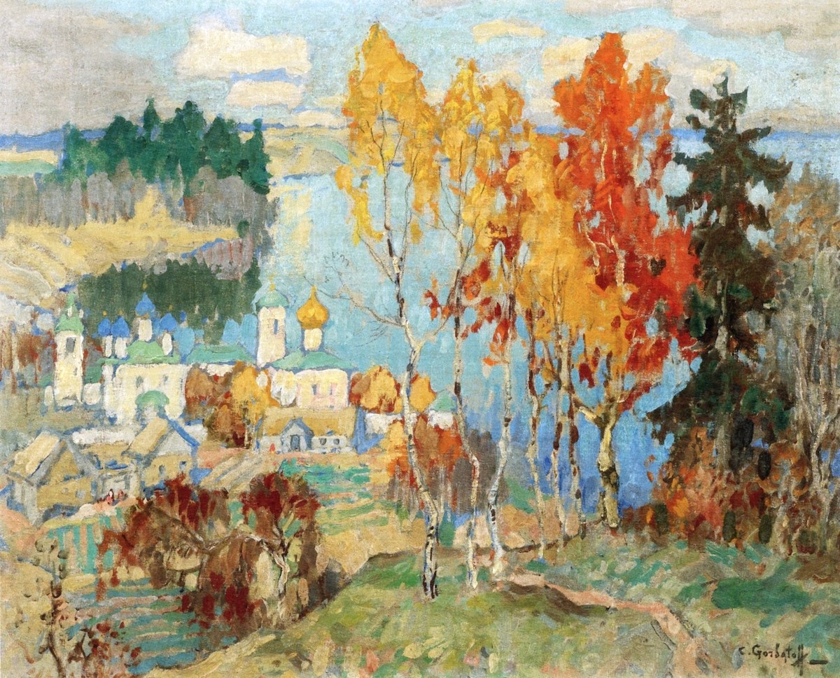 Autumn Day by Konstantin Gorbatov