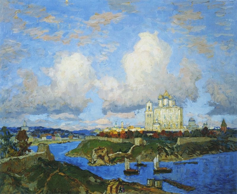 Autumn in Pskov by Konstantin Gorbatov