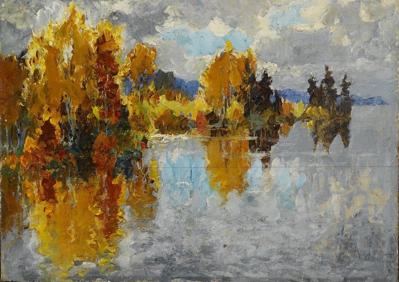 Autumn on the River by Konstantin Gorbatov